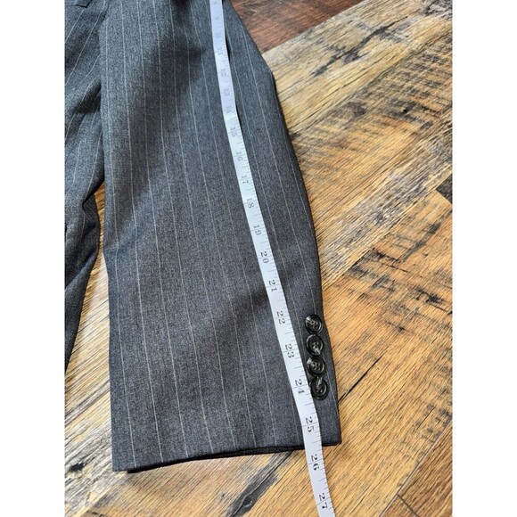 Ralph Lauren Blazer Sport Coat Gray Wool Cashmere Jacket 44R,(Short)  Big 48" - Picture 10 of 10